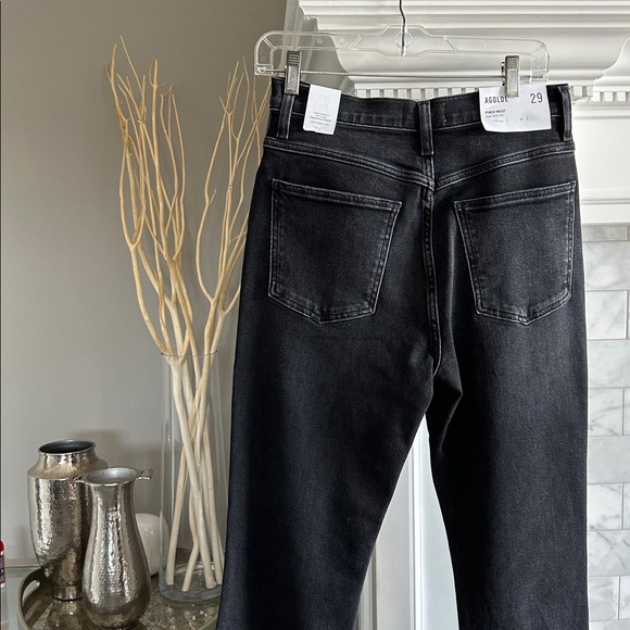 Agolde Charcoal High-Waist Jeans - Picture 3 of 4